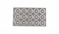 Jas 4931 Набор дисков для ревитера d 8.5 мм, шаг 0,35 - 1,5 мм, 15 шт.