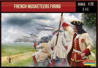 Strelets STR23472 French Musketeers Firing 1701-1714 Spanish Succession War 1/72