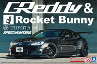 Aoshima 061879 ZN6 Toyota86 `12 Greddy & Rocket Bunny Volk Racing Ver. (Toyota) 1/24