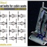 Metallic Details P72031 Sikorsky UH-60 seat belts for cabin seats 1/72