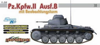 Dragon 6295 Танк Pz.Kpfw.II Ausf.B mit BEOBACHTUNGSTURM (1/35)