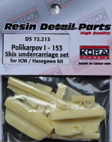 Kora Model DS72213 Polikarpov I-153 Skis Undercar.set (ICM/HAS) 1/72
