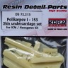 Kora Model DS72213 Polikarpov I-153 Skis Undercar.set (ICM/HAS) 1/72