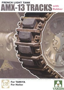 Takom 2061 France Light Tank AMX-13 Tracks (with Rubber) 1/35