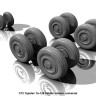 Armory ARAW72041 Tupolev Tu-128M/Tu-128UT wheels 1/72