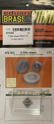 Eduard 672303 BRASSIN P-39Q wheels PRINT (ARMA H.) 1/72