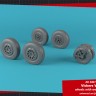 Armory ARAW72421 Vickers Valiant Mk.1 wheels with weighted tires/tyres 1/72