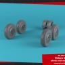 Armory ARAW72421 Vickers Valiant Mk.1 wheels with weighted tires/tyres 1/72