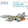 Quinta Studio QD+48557 МиГ-25БМ (ICM) (с 3D-печатными деталями) 1/48