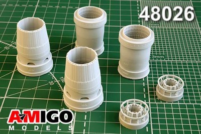 Amigo Models AМG 48026 Су-57 сопло двигателя АЛ-41Ф1С 1/48