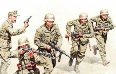 Master Box 03593 Немецкая пехота. DAK (1941-43) 1/35