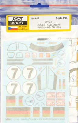Reji Model 057 Ford GT40 Watkins Glen 1969 (Joest/Kellen.) 1/24