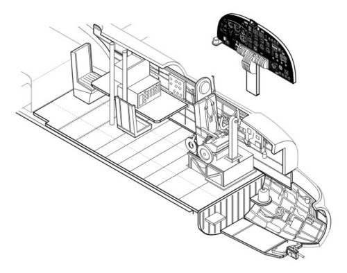 CMK 7118 Lancaster Mk. I/II - interior set for HAS 1/72