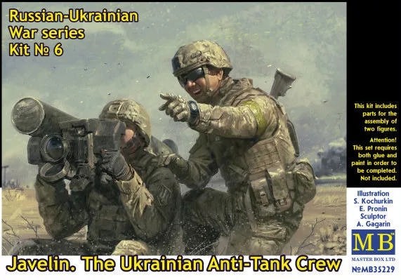 Master Box 35229 Javelin - Ukrainian Anti-Tank Crew (2 fig.) 1/35