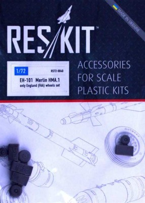 ResKit RS72-0040 EH-101 Merlin HMA.1 only England (FAA) wheels 1/72