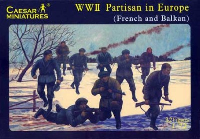 Caesar Miniatures H056 Балканские и французские партизаны WWII