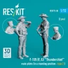 Reskit F72058 F-105 F,G 'Thunderchief' male pilots (2 pcs.) 1/72