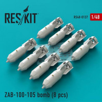 Reskit RS48-0137 ZAB-100-105 bomb (8 pcs.) 1/48