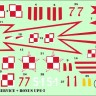 Model Maker Decals D72129 Petlyakov Pe-2 Pe-2 IN POLISH SERVICE 1/72