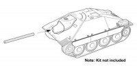 CMK B35089 Hetzer 75mm Pak 39L/48 gun-Metal barrel 1/35