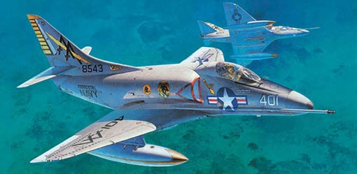 Hasegawa 07222 Самолет A-4C SKYHAWK (HASEGAWA) 1/48