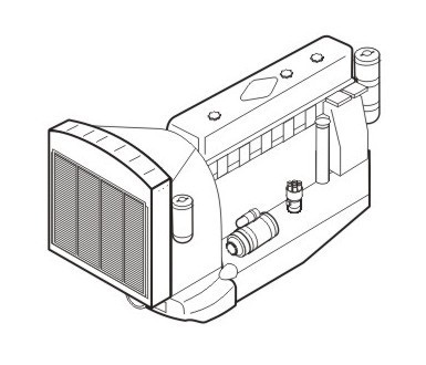 CMK 2038 DUKW engine set for Italeri 1/72