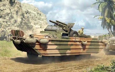 I love kit 63540 DUKW-353 со 105-мм гаубицей 1/35