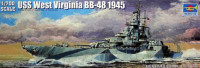 Trumpeter 05772 Американский Линкор USS BB-48 Virginia 1945 г. 1/700