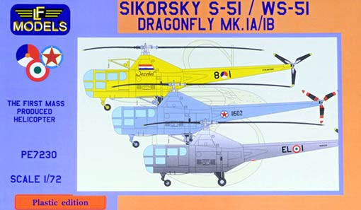 Lf Model P7230 West.Sikorsky WS-51 Dragonfly (IT, NL, YUG.) 1/72