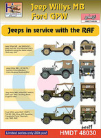 Hm Decals HMDT48030 1/48 Decals J.Willys MB/Ford GPW in RAF service 1