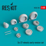 Reskit RS48-0255 Su-27 колеса early (ACAD,GWH,EDU,KITTYH) 1/48