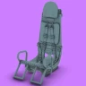 Lf Model 3D7230 He 162 seat (SP.HOB./AZ) 3D-Printed 1/72