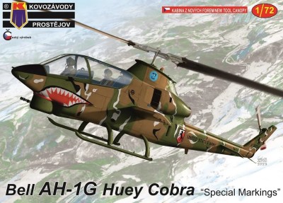 Kovozavody Prostejov 72381 AH-1G Huey Cobra Special Markings (3x camo) 1/72