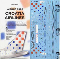 BOA Decals 14495 Airbus A320 Croatia Airlines (REV) 1/144