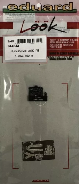 Eduard 644343 BRASSIN Hurricane Mk.I Look 1/48