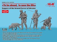 ICM 35753 Sappers of Armed Forces of Ukraine (3 fig.) 1/35