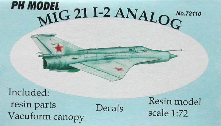 PH Model PHM-72110 1/72 MiG 21 I-2 Analog