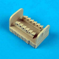QuickBoost QB72168 Spitfire Mk.VIII exhausts - fishtall 1/72