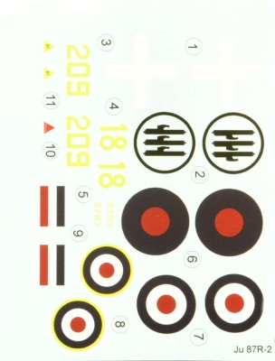LF Model C3220 Decals Ju 87 R-2 (TRUMP/REV) Part I. 1/32