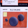Eduard 648543 BRASSIN 1/48 He 111 wheels late (ICM)