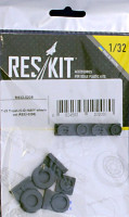 Reskit RS32-0208 T-28 Trojan (C-D) NAVY Колеса (KITTYH) 1/32