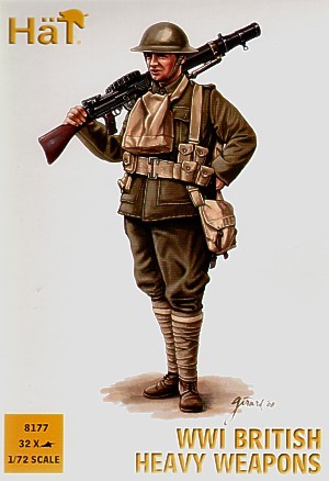 HAT 8177 British Heavy Weapons (WWI) 1/72