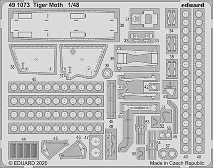 Eduard 491073 SET Tiger Moth (AIRF)