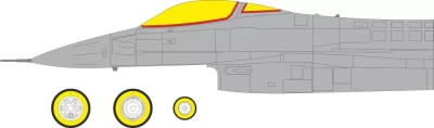 Eduard EX1180 Mask F-16CJ Block 50 TFace (TAM) 1/48