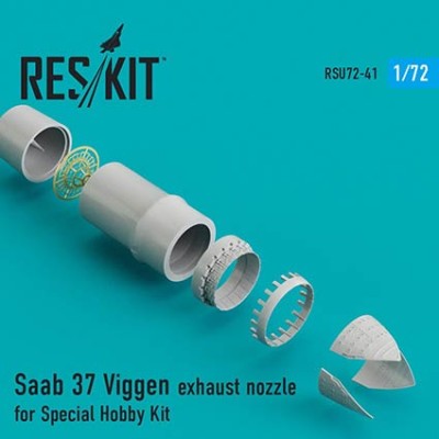 Reskit RSU72-0041 Saab 37 Viggen exhaust nozzle (SP.HOBBY) 1/72