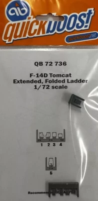 Quickboost 72736 F-14D Tomcat extended, folded ladder (TAM) 1/72