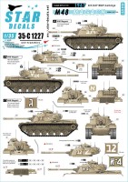 Star Decals 35-C1227 Israeli AFVs # 10. M48 Magach.1967 Six-day war markings 1/35