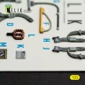 Reskit K32063 A-7E CORSAIR II - interior 3D (TRUMP) 1/32