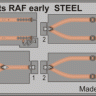 Eduard FE811 Seatbelts RAF early STEEL 1/48