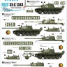 Star Decals 35-C1343 DDR-NVA # 2. East Germany. T-54 & T-55 Kampfpanzer 1960-70-80s. Generic large numbers, and national insignia [Soviet] 1/35